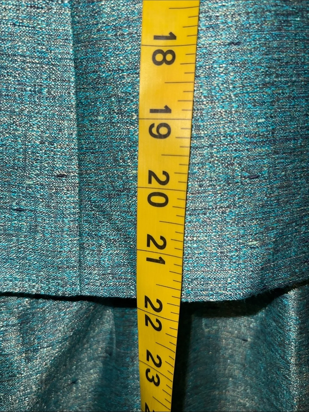 Kasper Metallic Teal Pencil Skirt Set